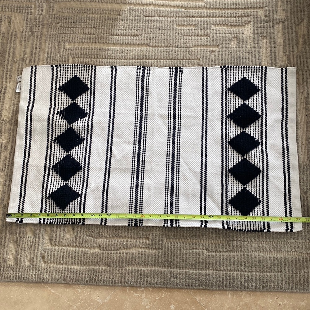 Black and White Rug